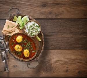 Egg Curry Thali