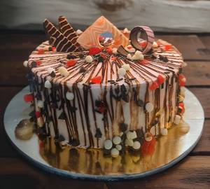 Chocolate choco chips cake [eggless]