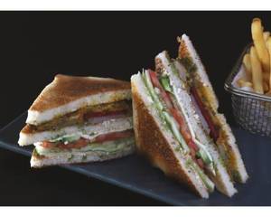 Vegetable Club Sandwich
