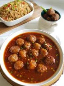 Veg Ball Garlic Sauce