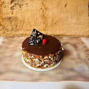 Silk Chocolate Roasted Almonds Cake