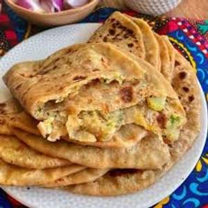 Aloo Pyaz Paratha 2 Pcs
