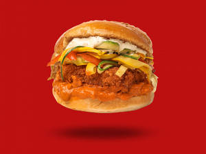 Fiery Cottage Cheese Burger