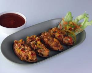 Chicken Tikka Bruschetta