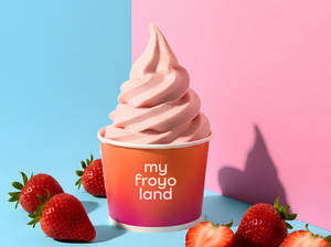 Strawberry Blush Frozen Yogurt
