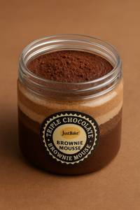 Tripple Chocolate Brownie Mousse