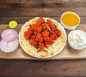 Boneless chicken biryani