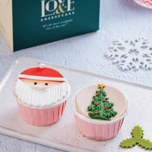 Christmas Cupcakes Box of 2