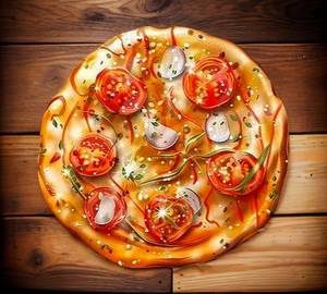 Onion Tomato Uttapam