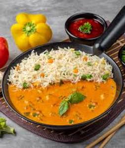Red Thai Curry with Steamed Rice