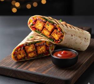Paneer Peri Peri Wrap