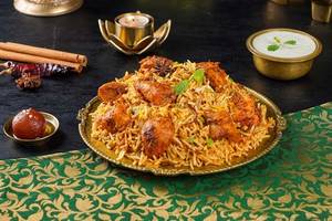 Classic Tandoori Soya Chaap Biryani(Mild Spicy)