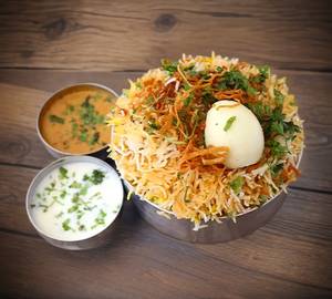 Egg biryani single