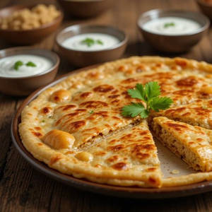 Paneer Pyaz Paratha