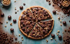 Chocolate pizza