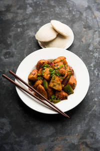 Idli manchurian