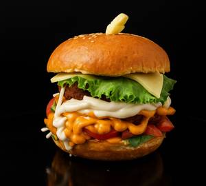 Chicken tikka burger