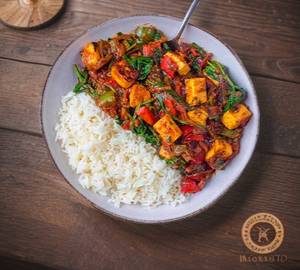 Paneer Sabji with  Rice