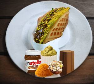 Nutella Pistachio Waffle
