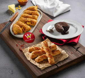 Stuffed Parcel + Spicy Twisty + Chocolava