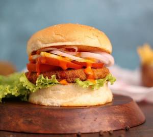 Sechzwan Chicken Burger