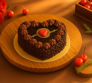 Dutch Chocolate Heart Cake 500G