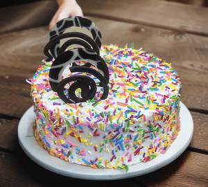 Rainbow Sprinkle Pineapple Cake [500 Gms]