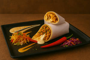 Spicy Cheese Chicken Shawarma Roll