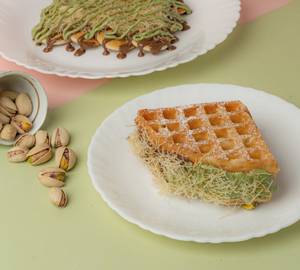 Kunafa Pistachio Waffle