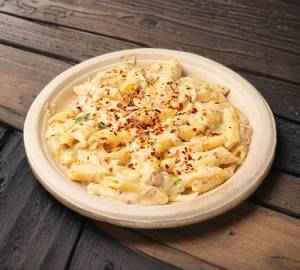 Chicken italian white sauce pasta