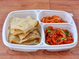 2 Chapati With Chilli Gobi