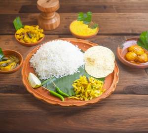 Mini Egg Thali (1 Egg Curry)