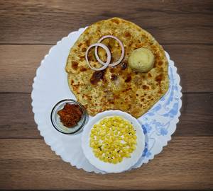 2 aloo pyaaz paratha
