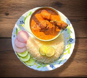 Basmati Rice Fish Chicken Curry