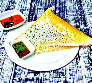 Cheese plain dosa