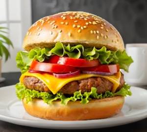 Chicken Cheese Peri Peri Burger