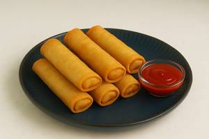 Chinese Cheese Corn Spinach Spring Roll (6pc)