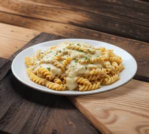 Fusilli creamy pasta