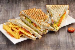 Veg schezwan sandwich