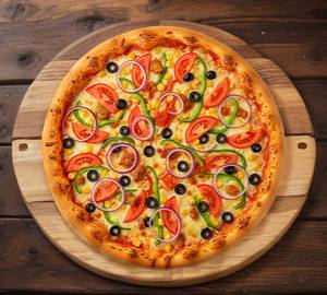 Veg cheese pizza [8 pieces]