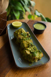 Jain Hariyali Paneer Tikka