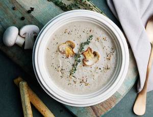 Cream of mushroom soup