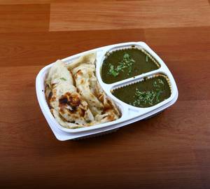 Butter Nan with Palak Paneer 