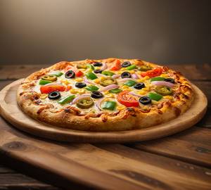 Fully loaded pizza