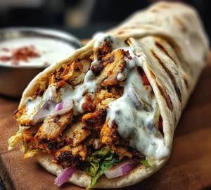 Loaded Chicken Cheese Shawarma