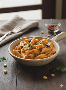 Red And White Mixed Pasta