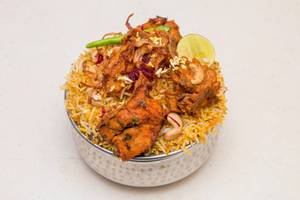 Chicken fry piece biryani
