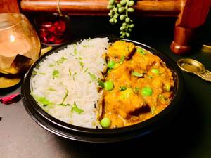 Matar Paneer Rice Bowl