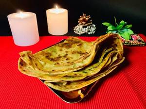 Pudina Khasta Paratha (1 Pc - Whole Wheat - 6 Layer)