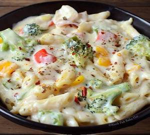 Cheese White Sauce Pasta